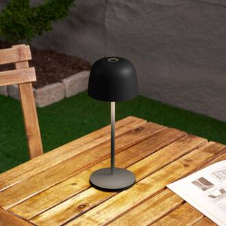 LED tafellamp Arietty, zwart, dimbaar, IP65