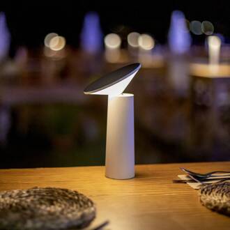 LED tafellamp Cocktail, wit, hoogte 21,5 cm