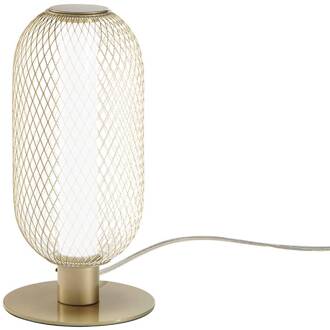 LED tafellamp INKAS, hoogte 28 cm, goudkleurig, metaal, CCT goud, wit