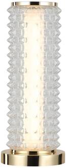 LED tafellamp Irma, goudkleurig/helder goudkleurig, helder