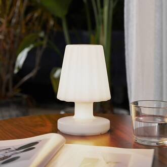 LED tafellamp Jovem, wit, kunststof, RGB