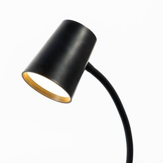 LED tafellamp, klemvoet, zwart