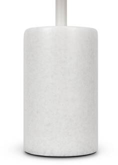 LED tafellamp Kyoto, wit, hoogte 46 cm, marmer