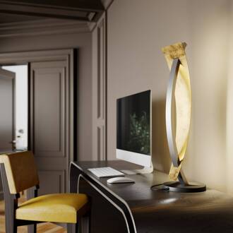 LED tafellamp Marija, zwart, dimbaar, 62 cm zwart, goud, zilver