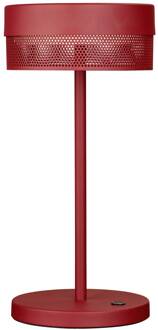 LED tafellamp Mesh accu, hoogte 30 cm indisch rood
