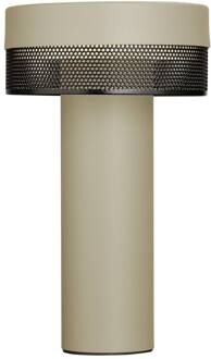 LED tafellamp Mesh oplaadbare batterij, hoogte 24cm, zand/zwart zand, zwart
