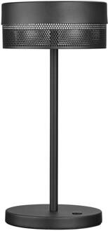 LED tafellamp Mesh oplaadbare batterij, hoogte 30 cm, zwart