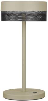 LED tafellamp Mesh oplaadbare batterij, hoogte 30cm zand/zwart zand, zwart