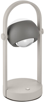 LED Tafellamp - Musterring Cannon - 1 Lichtpunt van 5 Watt - Dimbaar - Aanpasbare Lichtkleur - Geheugenfunctie - Nachtlamp - Up-and-down Verlichting - Antraciet - Metaal Zeer Warm Wit;Helder/Koud wit;Warm wit;Natuurlijk wit