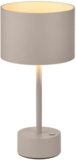 LED Tafellamp - Musterring Loop - 1 Lichtpunt van 5 Watt - Dimbaar - Aanpasbare Lichtkleur - Geheugenfunctie - Nachtlamp - Afstandsbediening - Warm Grijs - Metaal Zeer Warm Wit;Helder/Koud wit;Warm wit;Natuurlijk wit