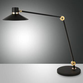 LED tafellamp Panarea met touchdimmer, CCT zwart, goud