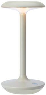 LED tafellamp Petit, greige, aluminium, IP44