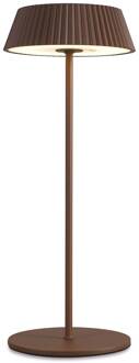 LED tafellamp Relax met voet, corten, op batterijen, IP54