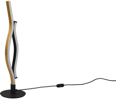 LED Tafellamp - Tafelverlichting - Trion Eliftwo - 8W - Aanpasbare kleur - Dimbaar - Messing Mat - Metaal Zeer Warm Wit;Warm wit;Natuurlijk wit