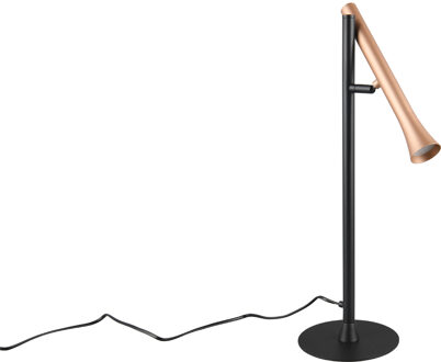 LED Tafellamp - Tafelverlichting - Trion Fato - 3W - Aanpasbare kleur - 400 lumen - Mat Zwart - Metaal Zeer Warm Wit;Warm wit;Natuurlijk wit