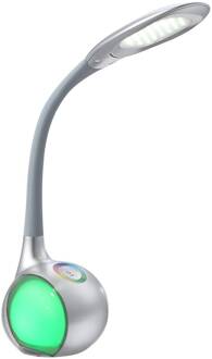 LED-tafellamp TARRON zilver acryl 58279 Multicolor