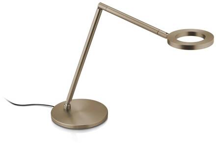 LED tafellamp Tessa-T, brons effect, CCT gesture control bruin