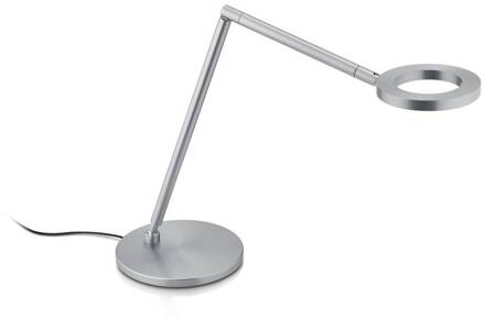 LED tafellamp Tessa-T, mat nikkel, CCT, gebarenbediening