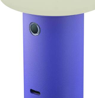 LED tafellamp Tiny-B, paars, hoogte 13 cm, IP54, USB violet