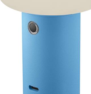 LED tafellamp Tiny-B, pastelblauw, hoogte 13 cm, IP54