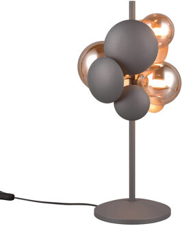 LED Tafellamp - Trio Select Bubble - 3 Lichtpunten - G9-fitting - Snoerschakelaar - IP20 - Antraciet - Metaal