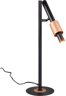 LED Tafellamp - Trio Select Ikaris - 1 Lichtpunt van 4.5 Wat - Aanpasbare Lichtkleur - Touchdimmer - Draaibaar - IP20 - Mat Zwart - Metaal Zeer Warm Wit;Warm wit;Natuurlijk wit