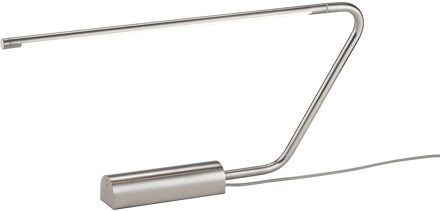 LED Tafellamp - Trio Select Olea - 1 Lichtpunt van 6.5 Watt - Touchdimmer - Aanpasbare Lichtkleur - Geheugenfunctie - Draaibaar - Mat Nikkel - Metaal Zeer Warm Wit;Warm wit;Natuurlijk wit