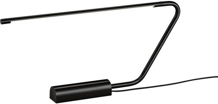 LED Tafellamp - Trio Select Olea - 1 Lichtpunt van 6.5 Watt - Touchdimmer - Aanpasbare Lichtkleur - Geheugenfunctie - Draaibaar - Mat Zwart - Metaal Zeer Warm Wit;Warm wit;Natuurlijk wit