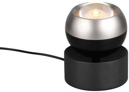 LED Tafellamp - Trio Select Orbit - 1 Lichtpunt van 5 Watt - Touchdimmer - Aanpasbare Lichtkleur - Geheugenfunctie - IP20 - Mat Nikkel - Metaal Zeer Warm Wit;Warm wit;Natuurlijk wit