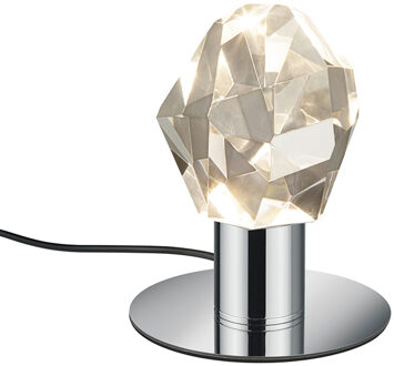 LED Tafellamp - Trio Select Verano - 1 Lichtpunt van 6.5 Watt - Touchdimmer - Aanpasbare Lichtkleur - Geheugenfunctie - IP20 - Chroom - Metaal Zeer Warm Wit;Warm wit;Natuurlijk wit