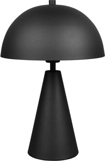 LED Tafellamp - Trion Alpie - E27 Fitting - 1 lichtpunt - Ø30cm - Mat Zwart - Metaal