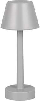 LED Tafellamp - Trion Cynor - 1x SMD LED 1.5W - Aanraakschakelaar - Warm Wit 3000K - Grijs - Kunststof