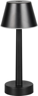 LED Tafellamp - Trion Cynor - 1x SMD LED 1.5W - Aanraakschakelaar - Warm Wit 3000K - Mat Zwart - Kunststof