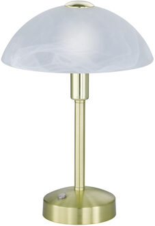 LED Tafellamp - Trion Dontra - 4W - Warm Wit 3000K - Rond - Mat Goud - Aluminium Goudkleurig