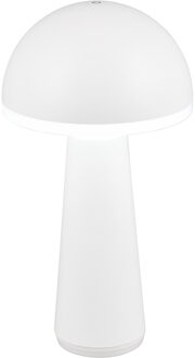 LED Tafellamp - Trion Lungo - 2W - Aanpasbare kleur - Oplaadbare batterijen - Wit - Gegoten Aluminium