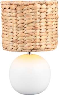 LED Tafellamp - Trion Nina - E27 Fitting - 1 lichtpunt - Wit - Keramiek