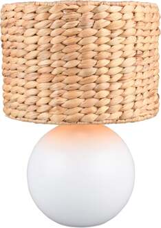 LED Tafellamp - Trion Nina XL - E27 Fitting - 1 lichtpunt - Wit - Keramiek