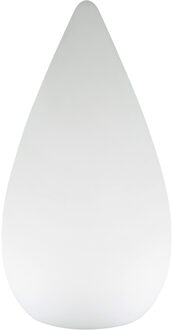 LED Tafellamp - Trion Palina - 1.5W - Warm Wit 3000K - RGBW - Dimbaar - Ovaal - Mat Wit - Kunststof