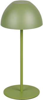 LED Tafellamp - Trion Siena - 1x LED SMD 2W - Touchdimmer - USB aansluiting - Geheugenfunctie - Werkt op Batterijen - IP44 - Groen - Kunststof Warm wit