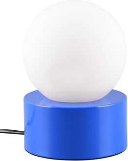 LED Tafellamp - Trion Stenu - E14 Fitting - 1 lichtpunt - Max 25W - Blauw - Metaal