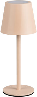 LED Tafellamp - Trion Zavio - 1x LED SMD 1.6W - Touch schakelaar - USB aansluiting - Werkt op Batterijen - IP44 - Zand - Metaal Zeer Warm Wit;Helder/Koud wit;Warm wit;Natuurlijk wit