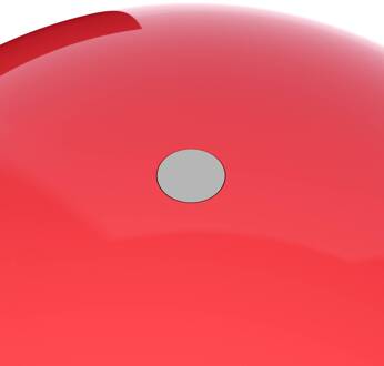 LED tafellamp WIRE, rood, hoogte 25 cm, IP44 chroom, rood