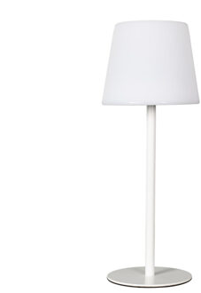 LED tafellamp - Wit - Kunststof - 40 cm - Oplaadbaar via USB-C