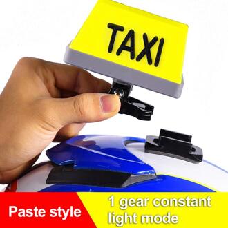 Led Taxi Teken Licht Helm/Stuur Montage Usb Oplaadbare Indicator Decoratie Kit Voor Motorfiets Driewielers 02