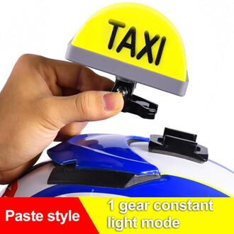 Led Taxi Teken Licht Helm/Stuur Montage Usb Oplaadbare Indicator Decoratie Kit Voor Motorfiets Driewielers 04