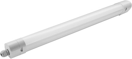 LED TL Armatuur - LED Balk - Pragmi Sensy Pro - 19W - Waterdicht IP65 - Koppelbaar - Natuurlijk Wit 4000K - 60cm Grijs