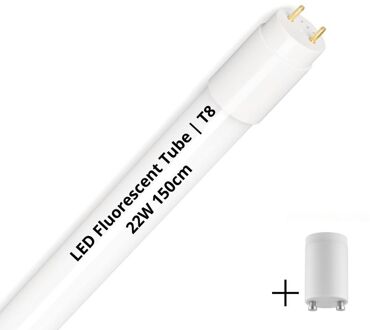 | LED TL Buis | T8 | 22W | 150cm | vervangt 58W TL buis Opaal