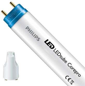 LED TL Buis T8 met Starter - CorePro LEDtube EM 840 - 60cm - 8W - Natuurlijk Wit 4000K Vervangt 18W