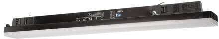 LED track lamp LINEAR PRO zwart 940 60 cm 3-circuit DALI verkeerszwart RAL 9017