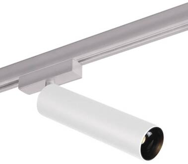 LED track spot Trigga Volare 930 55° wit/chroom mat wit, adapter chroom